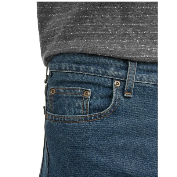 George Men's 100% Cotton Relaxed Fit Jeans Size 36x34 BLUE - Picture 3 of 3
